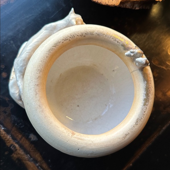 Amphora Vase with Cat  & Mice. Antique pottery home decor. Rare collectible EUC - Picture 11 of 16